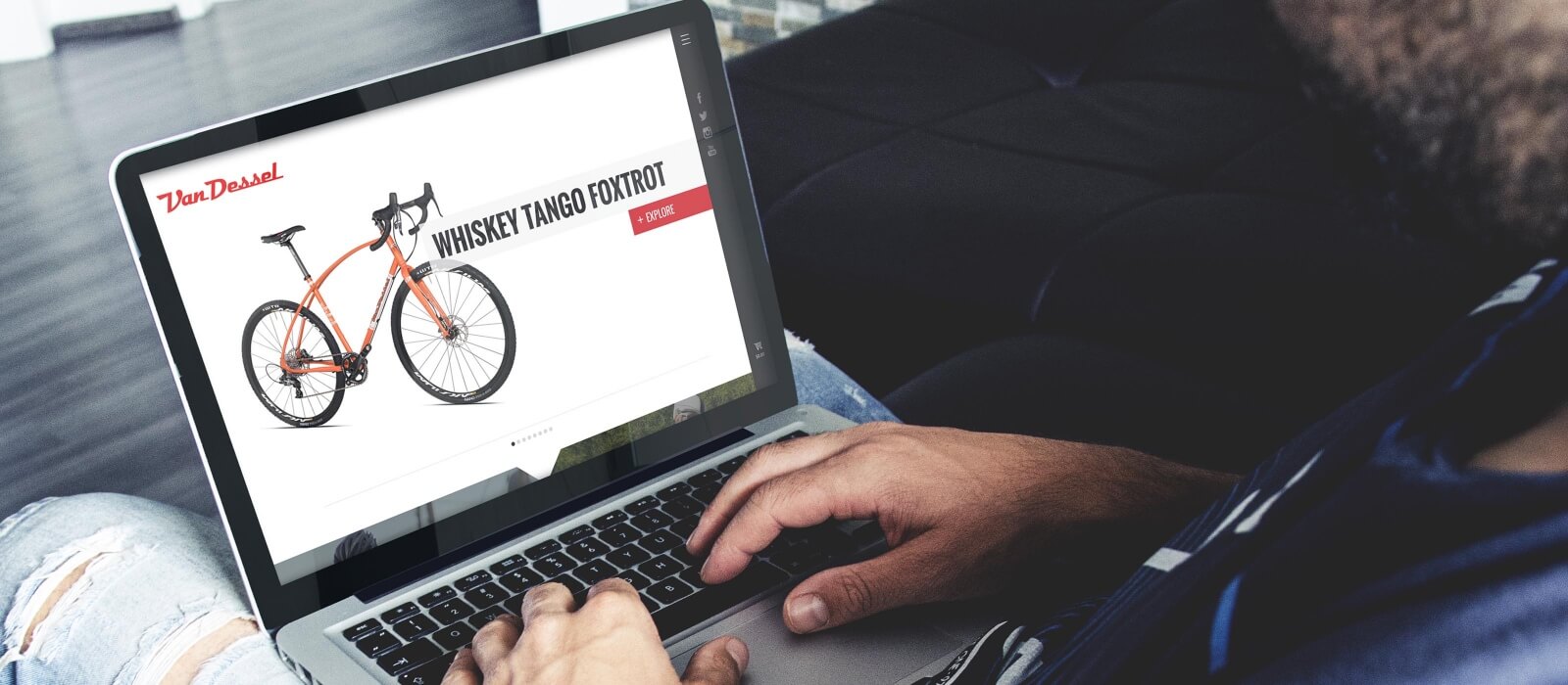 responsive ecommerce website van dessel