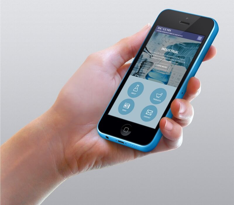 gum acacia website responsive mobile friendly web