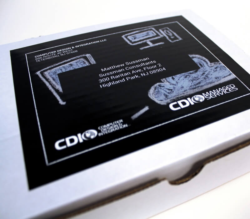 cdi sled education laptop mailer direct mail campaign diecut print graphic design