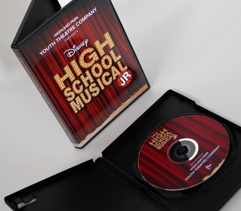 high school musical dvd print case play graphic design