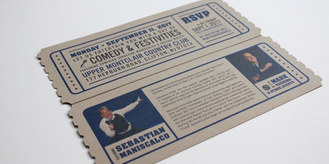 golf printing invite print design graphic