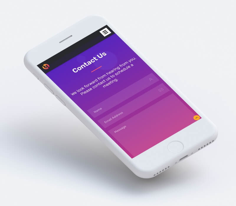 Site on mobile